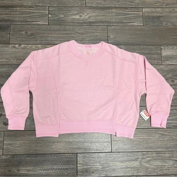 NWT Free People Movement x Hatch Intercept Pullover XS Pink Rose Top Sweatshirt - Picture 4 of 15